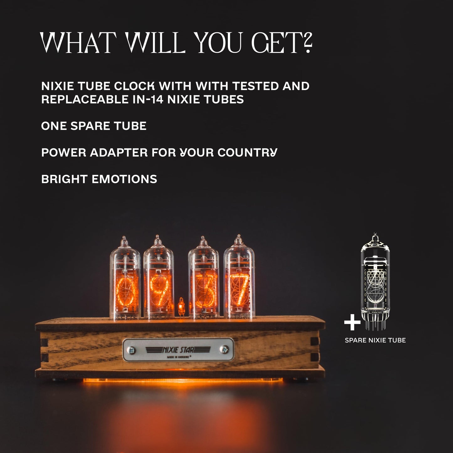 Authentic Nixie Tube Clock!