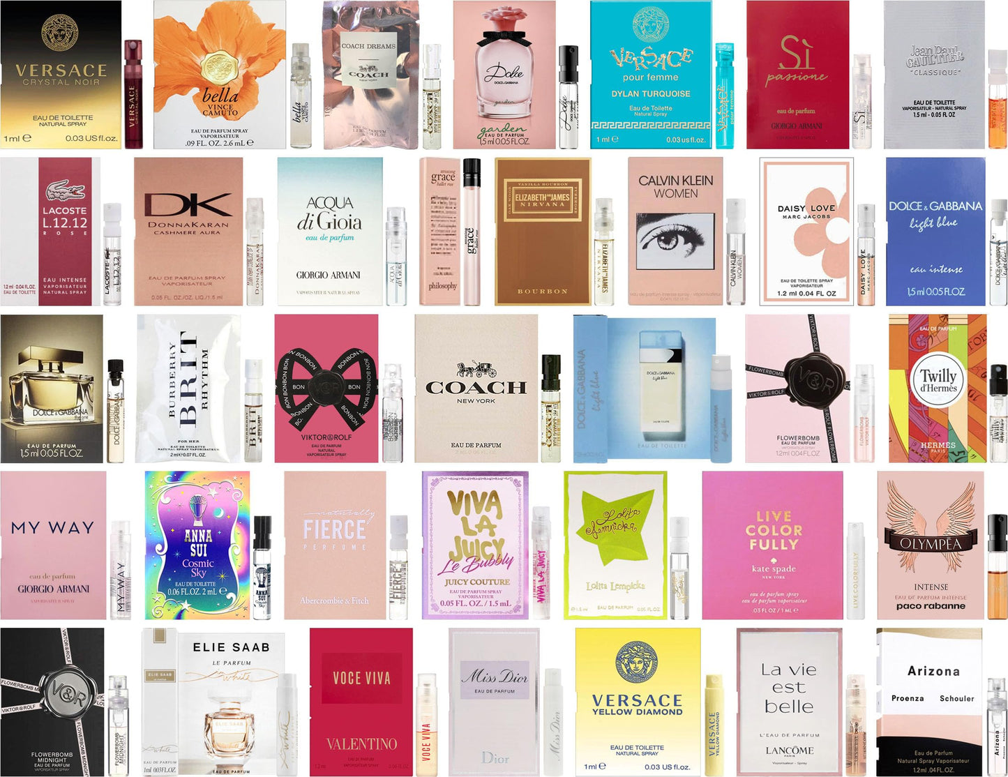 Designer Perfume Sampler Set!