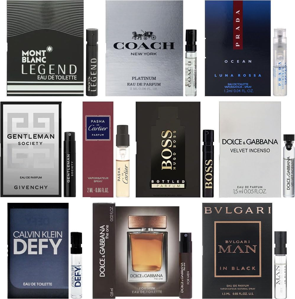 Designer Cologne Sampler Set!