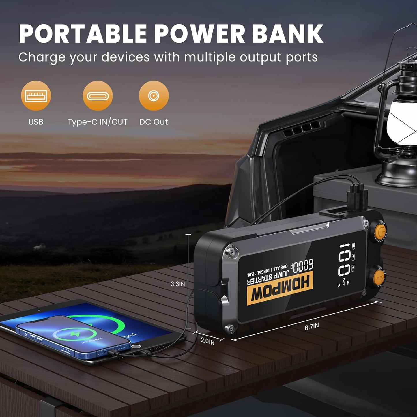 Portable Car Battery Charger or Jumper!