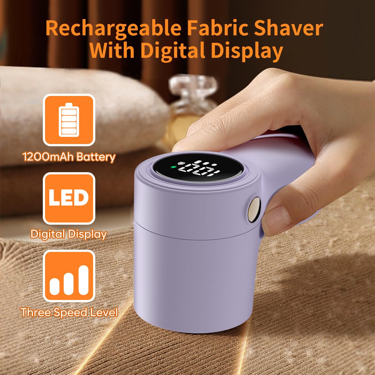 Rechargeable Fabric Shaver, make clothes look new again!