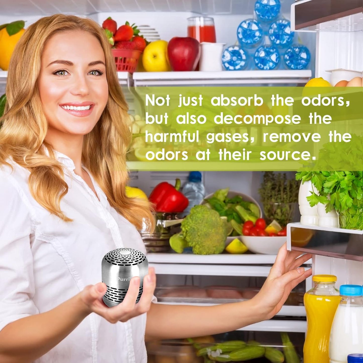 Refrigerator Deodorizer, Lasts for 10 Years!