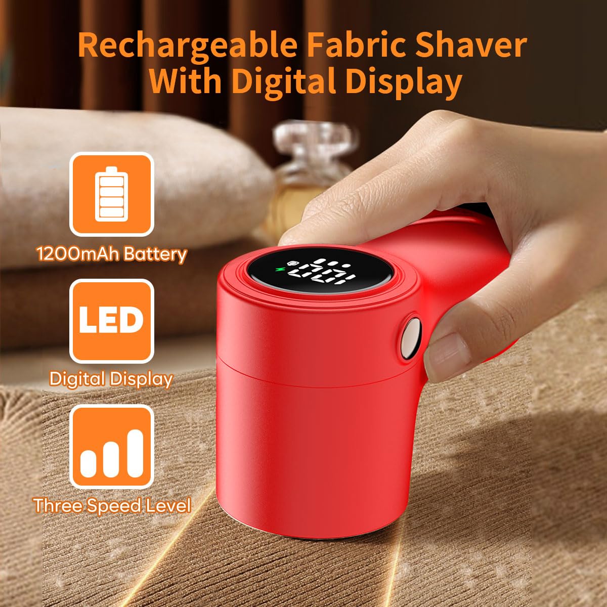 Rechargeable Fabric Shaver, make clothes look new again!