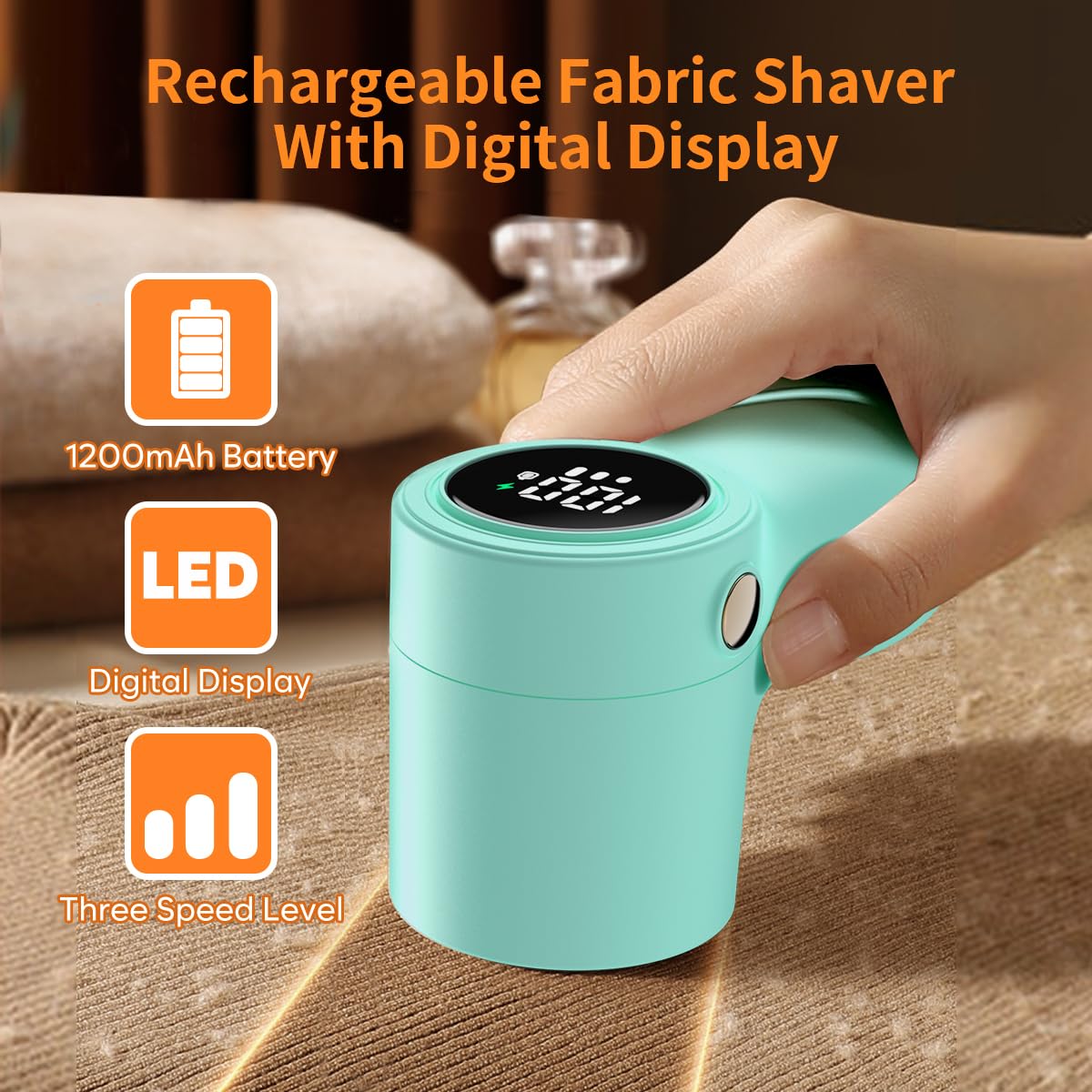 Rechargeable Fabric Shaver, make clothes look new again!
